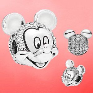 Pandora Shimmering Mickey Portrait Clip Charm 797495CZ